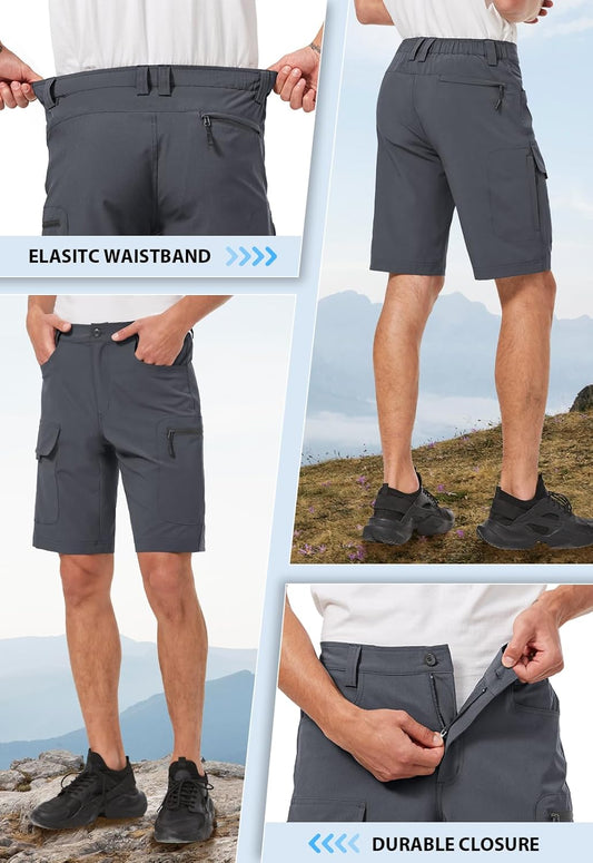 Men'S Hiking Cargo Shorts 9"/10"