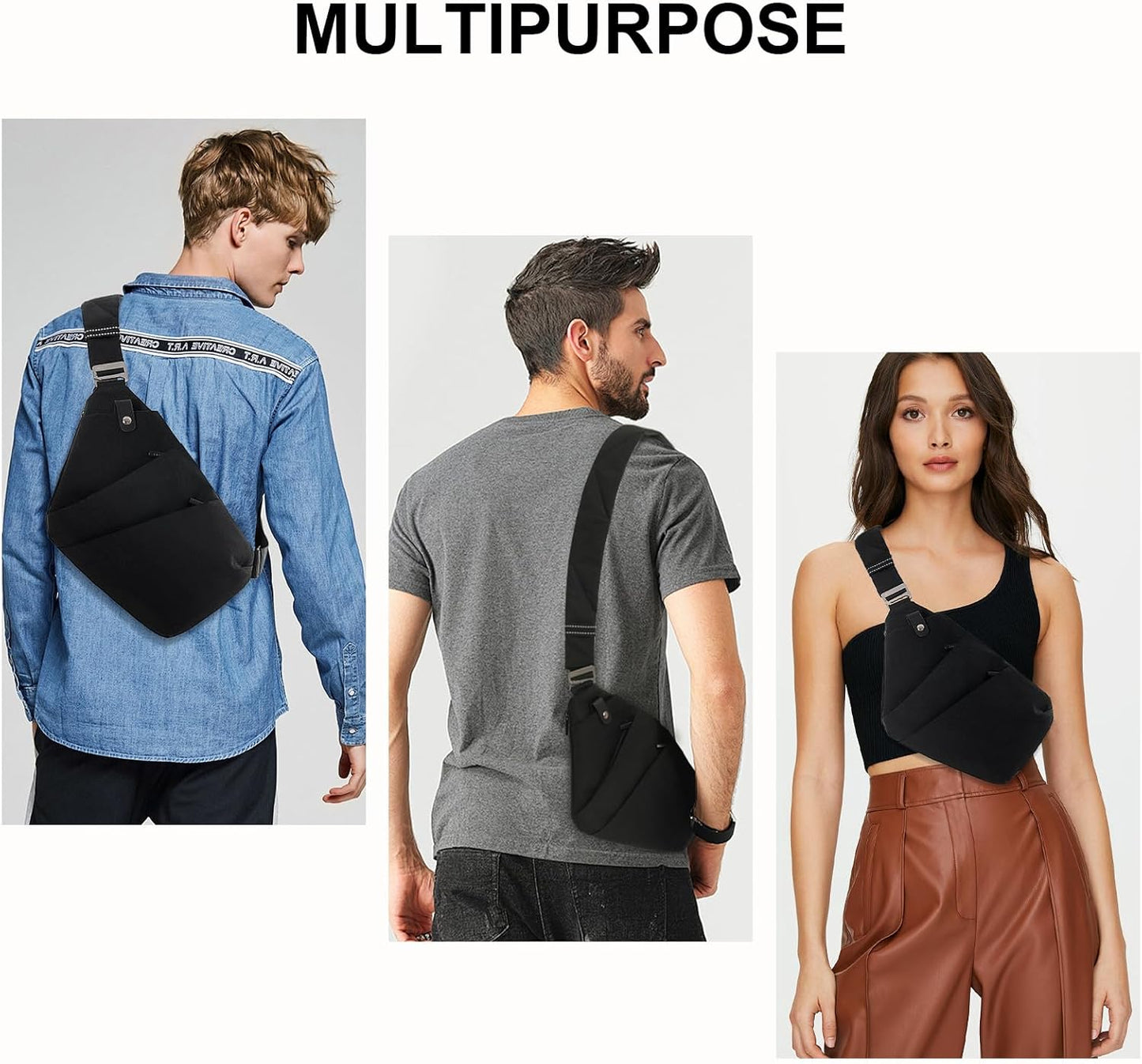 Anti Theft Crossbody Bags Sling