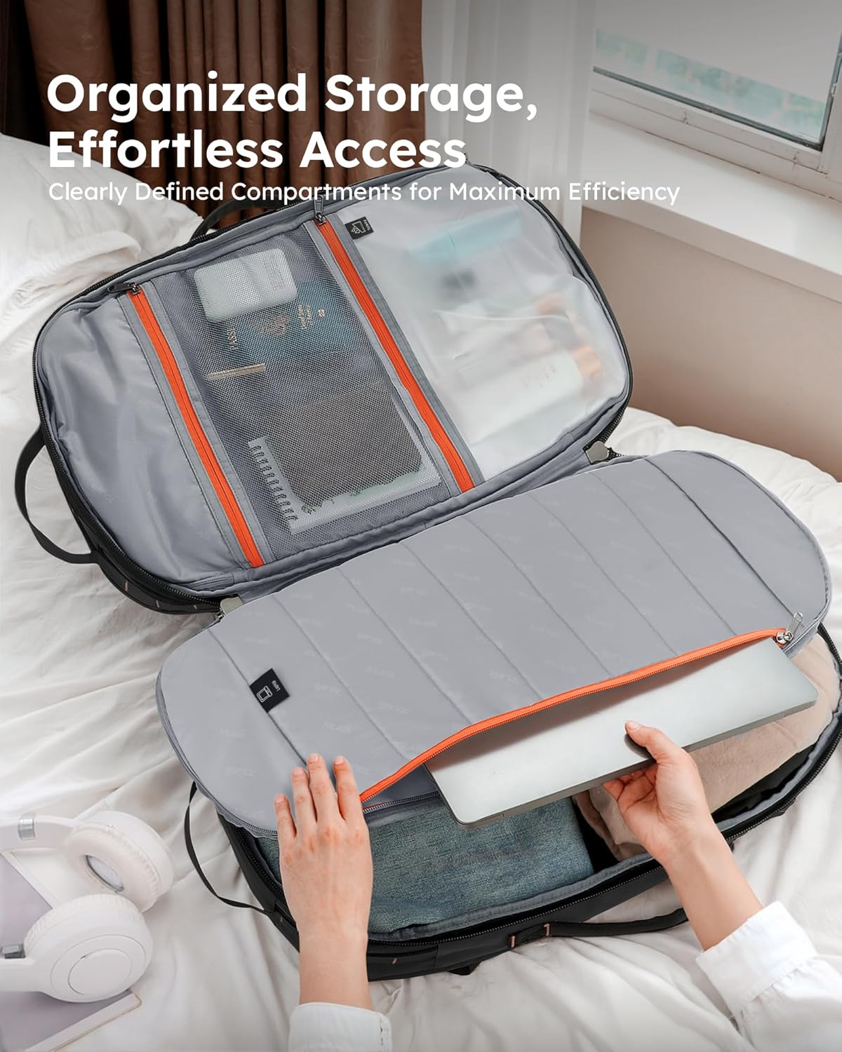 Travel Laptop Backpack, Large Carry on Backpack Flight Approved