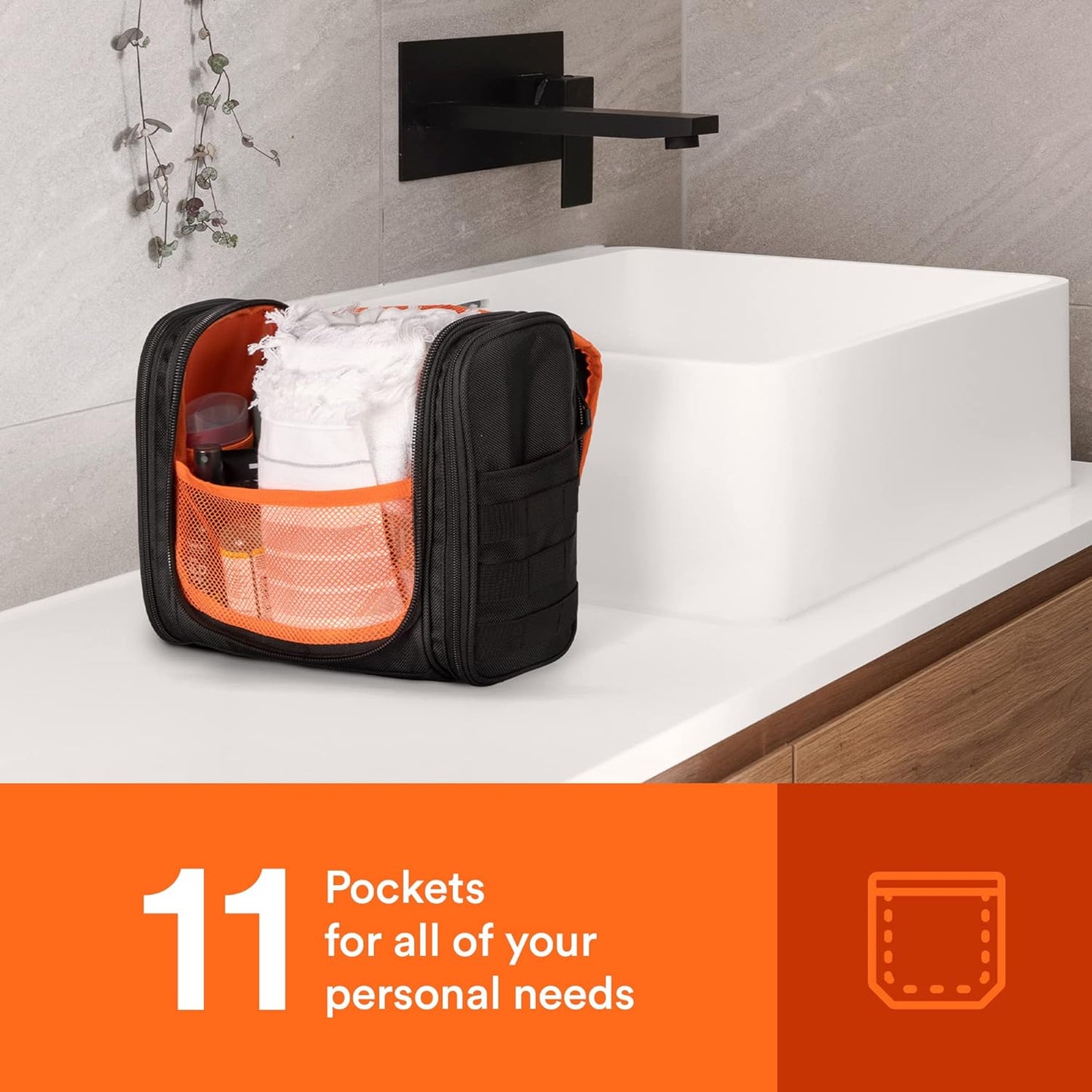 Tactical Hanging Toiletry Bag