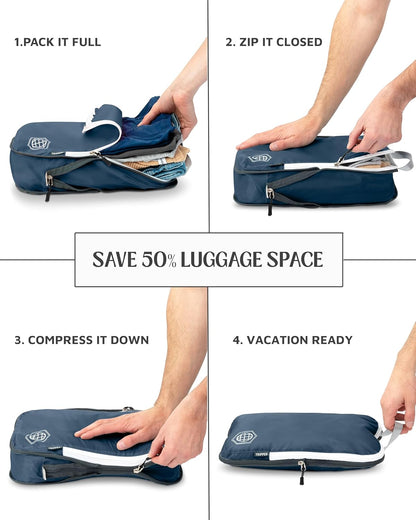 Large Compression Packing Cubes for Travel-Packing 