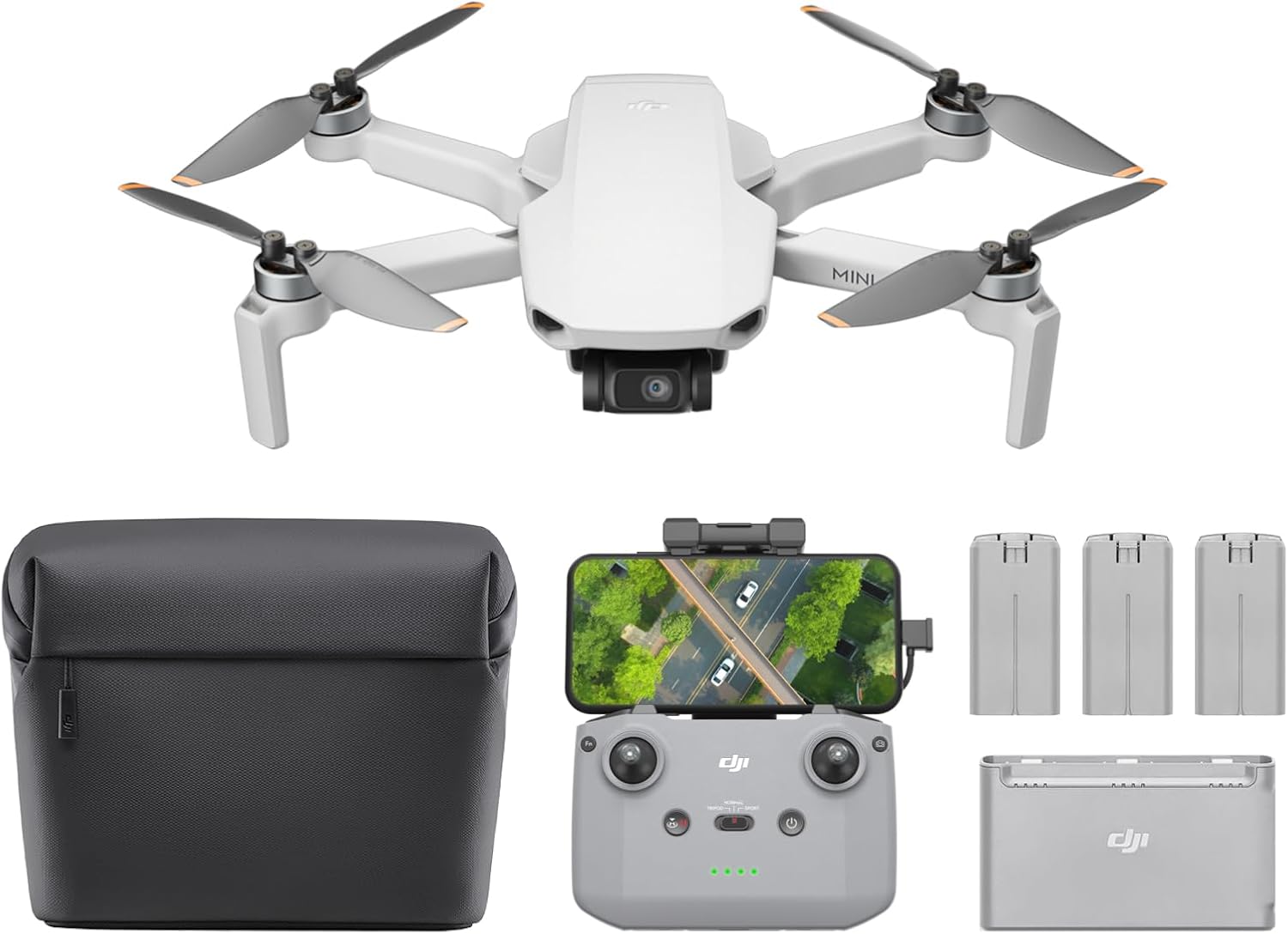Mini 4K UHD Camera Drone – Long Flight Time & Fly More Combo