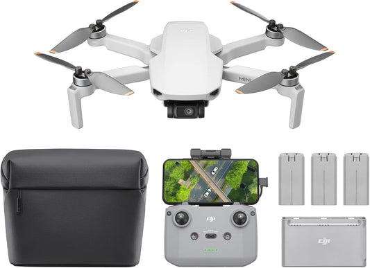 Mini 4K UHD Camera Drone – Long Flight Time & Fly More Combo