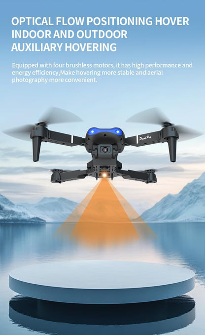 Falcon X 4K Drone – Built-In Screen, Foldable, 3 Batteries + Case