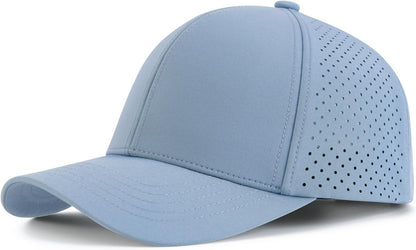 Men Quick Dry Baseball Cap Laser Cut Mesh Ball Curved Brim Snapback Hat