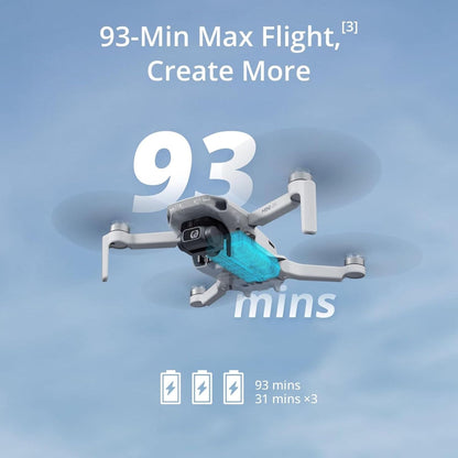 Mini 4K UHD Camera Drone – Long Flight Time & Fly More Combo