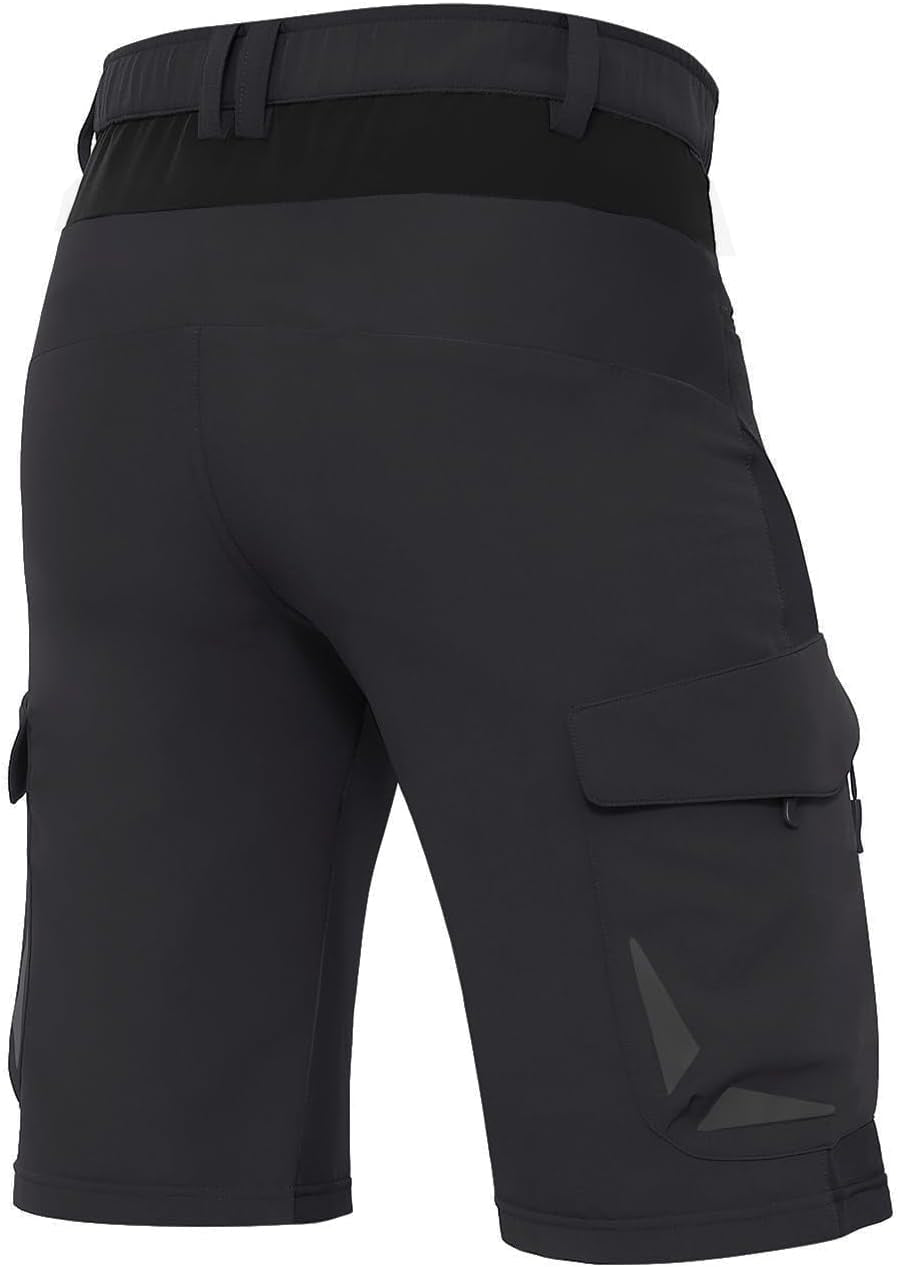 Men'S Outdoor Quick Dry Lightweight Stretchy Shorts for Hiking, Tactical, Camping, Travel with 6 Pockets