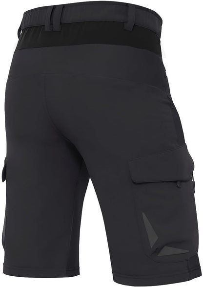 Men'S Outdoor Quick Dry Lightweight Stretchy Shorts for Hiking, Tactical, Camping, Travel with 6 Pockets