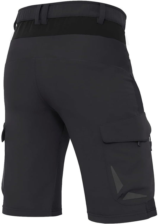 Men'S Outdoor Quick Dry Lightweight Stretchy Shorts for Hiking, Tactical, Camping, Travel with 6 Pockets