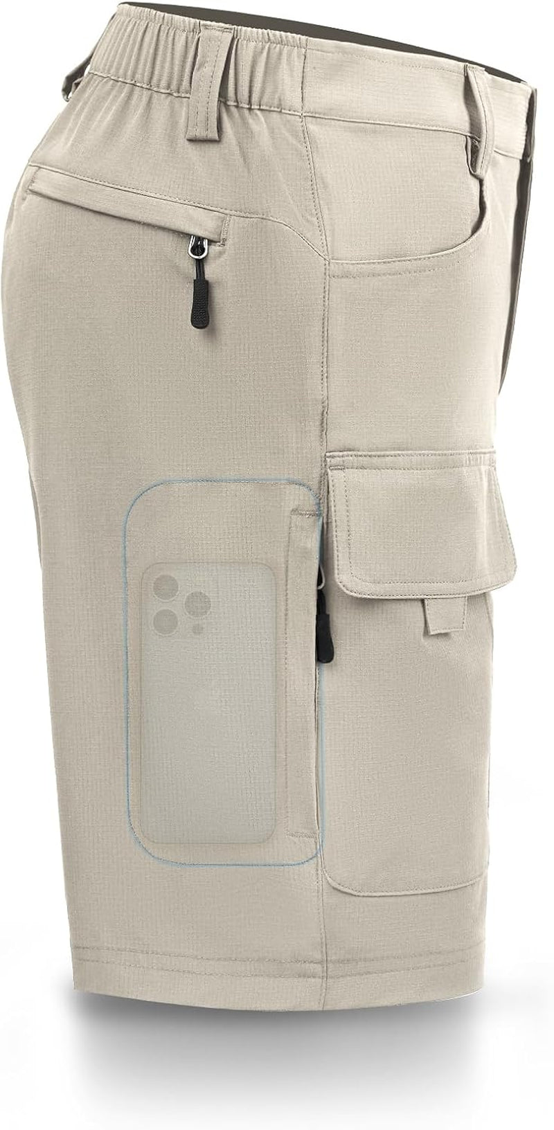 Men'S Hiking Cargo Shorts 9"/10" 