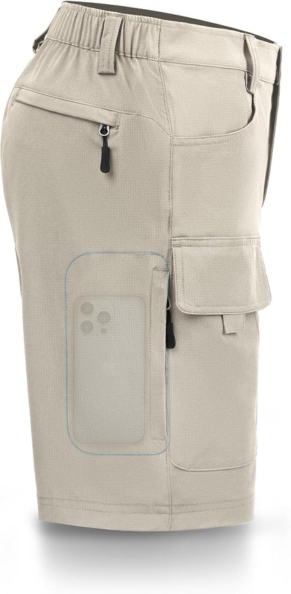 Men'S Hiking Cargo Shorts 9"/10" 