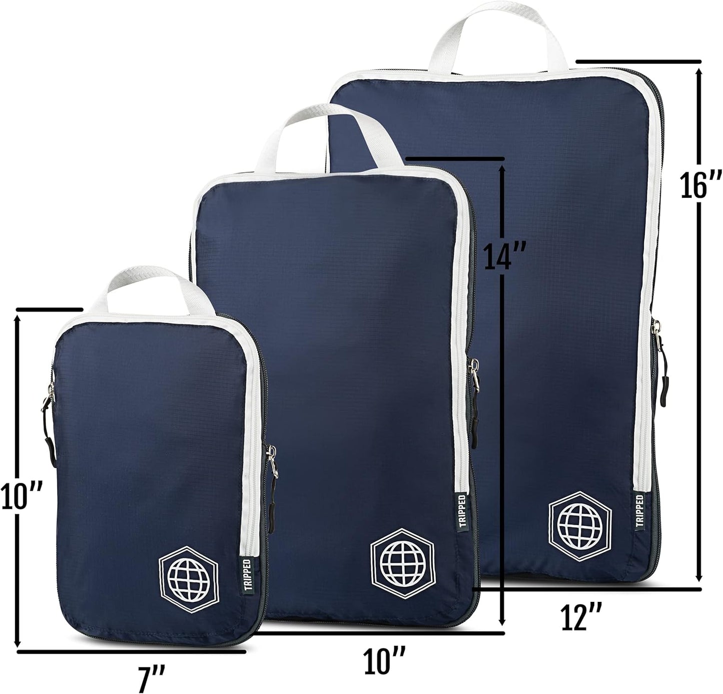 Large Compression Packing Cubes for Travel-Packing 