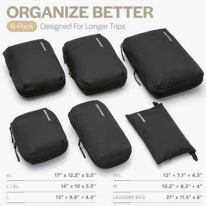 Ultralight Compression Packing Cubes 