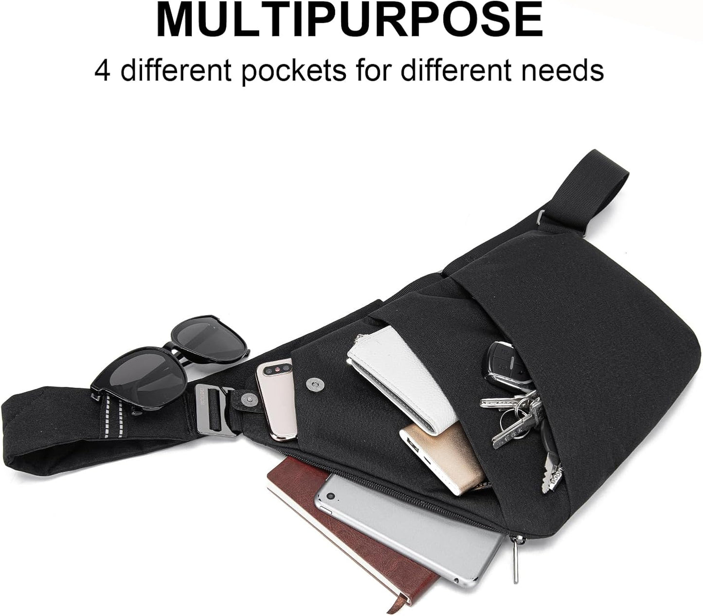 Anti Theft Crossbody Bags Sling 