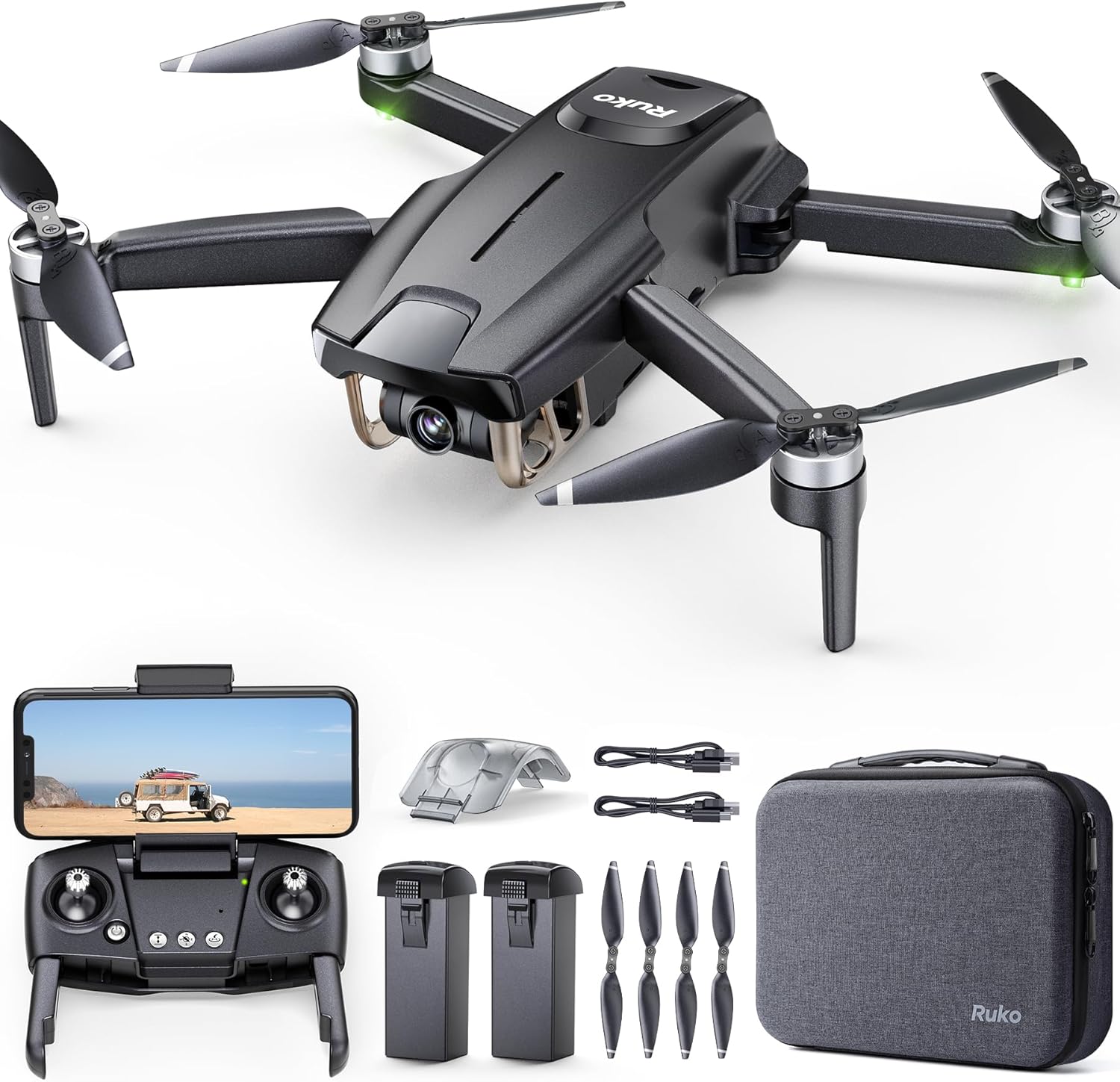 F11 Mini Drone 4K – Foldable, Lightweight, GPS Quadcopter with 60 Min Flight Time