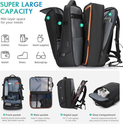 Travel Carry on Backpack 50L 