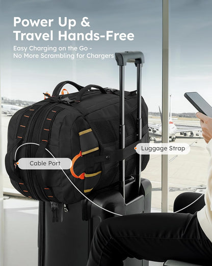 Travel Laptop Backpack, Large Carry on Backpack Flight Approved 