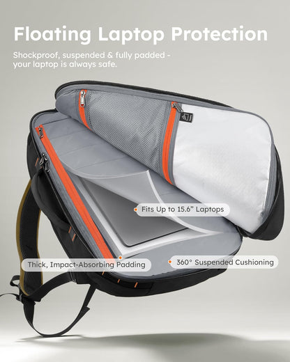 Travel Laptop Backpack, Large Carry on Backpack Flight Approved 