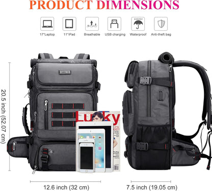 Carry on Travel Backpack for Men Women 