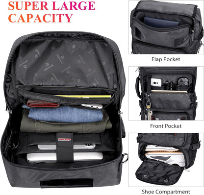 Carry on Travel Backpack for Men Women 