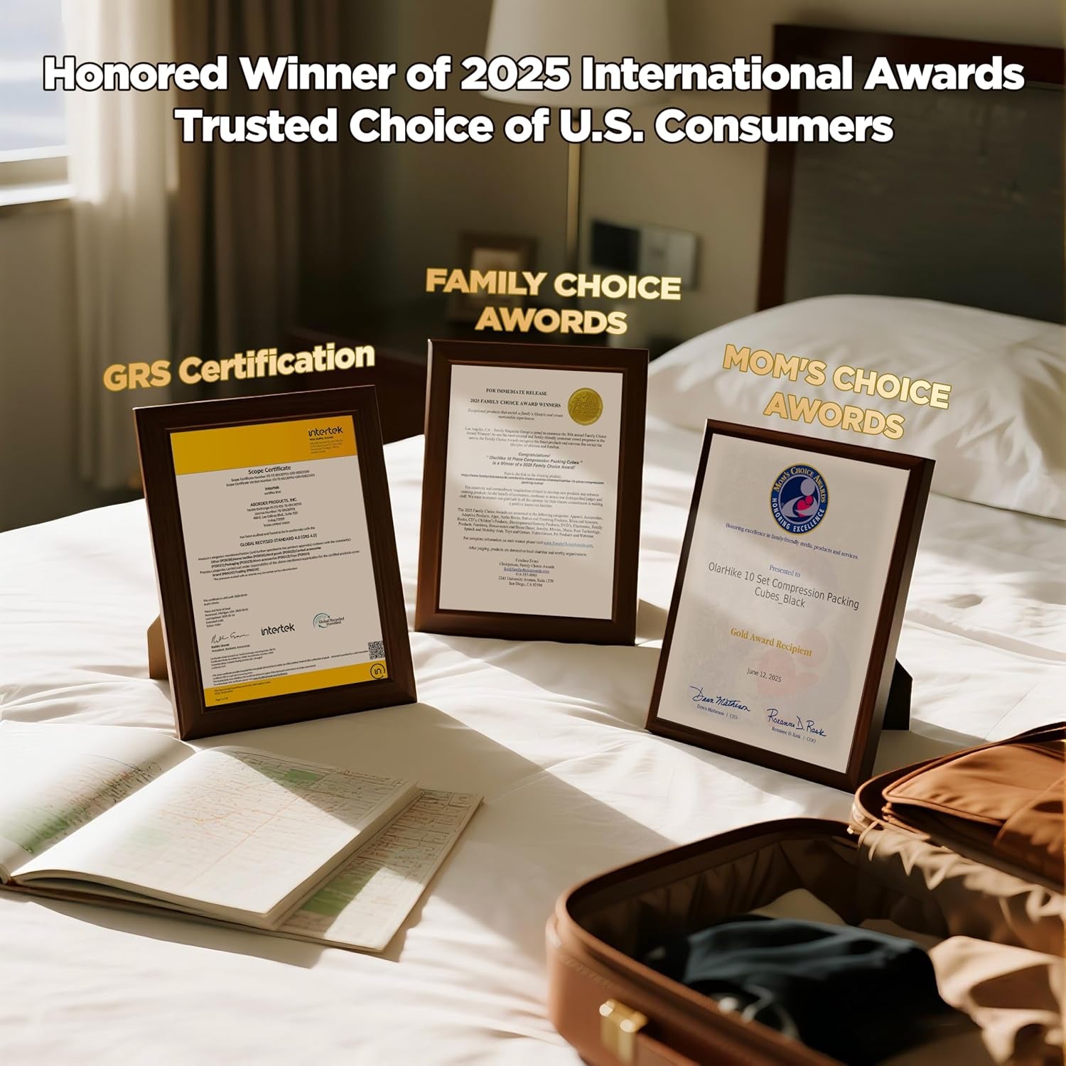 10 Set Compression Packing Cubes for Travel Essentials