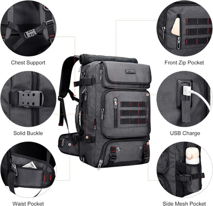 Carry on Travel Backpack for Men Women 