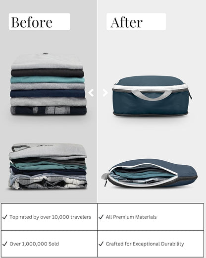 Large Compression Packing Cubes for Travel-Packing 