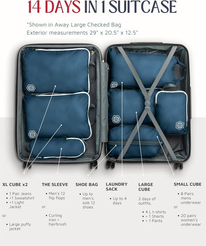 Large Compression Packing Cubes for Travel-Packing 