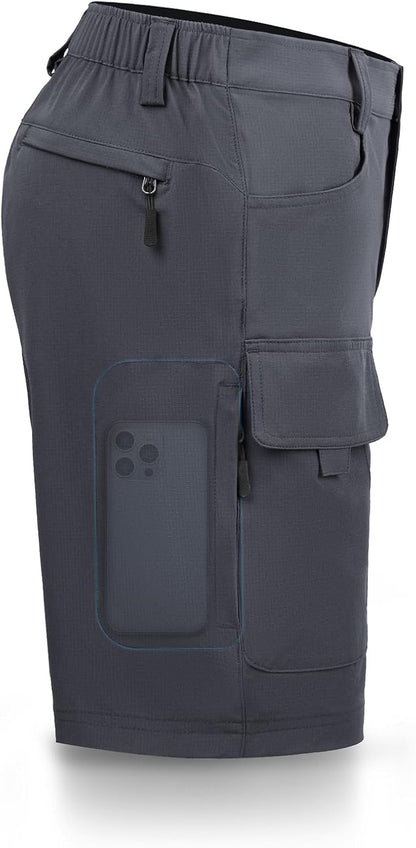 Men'S Hiking Cargo Shorts 9"/10" 