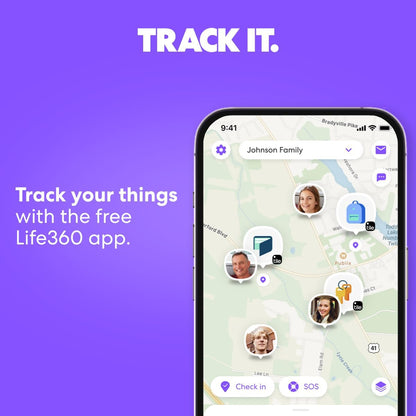 by Life360 Pro - Powerful Bluetooth Tracker, Key Finder and Item Locator for Keys Bags, and More. Both Ios and Android Compatible. Phone Finder. 4-Pack (Black/White)